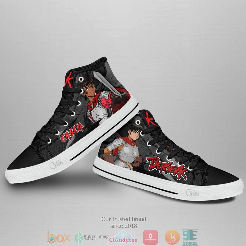 Berserk Casca High Top Canvas Shoes 3 Berserk Casca High Top Canvas Shoes 1 2