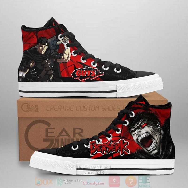 Berserk Guts Anime Canvas High Top Shoes