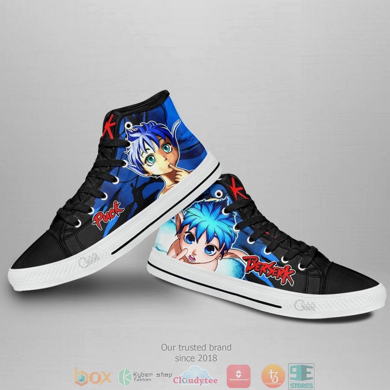 Berserk Puck High Top Canvas Shoes 3 Berserk Puck High Top Canvas Shoes 1 2