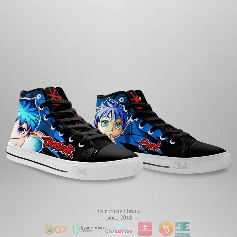 Berserk Puck High Top Canvas Shoes 4 Berserk Puck High Top Canvas Shoes 1 2 3