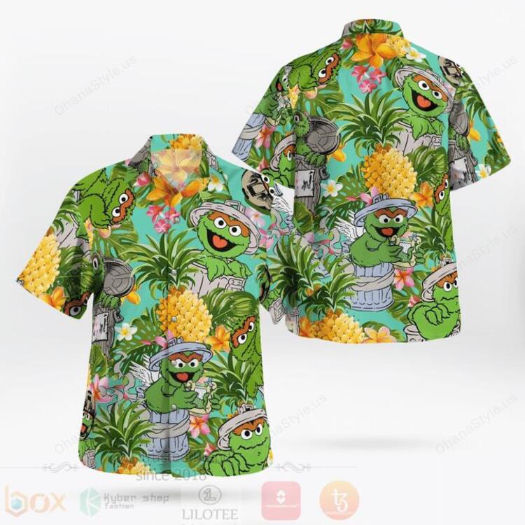 BEST Big Bird The Muppet Hawaii Shirts 2 Big Bird The Muppet Hawaiian Shirt 1