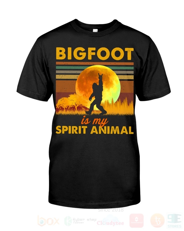 BEST Bigfoot Is My Spirit Animal Unisex 2D Hoodie, Shirt 2 Bigfoot Is My Spirit Animal 2D Hoodie Shirt 1