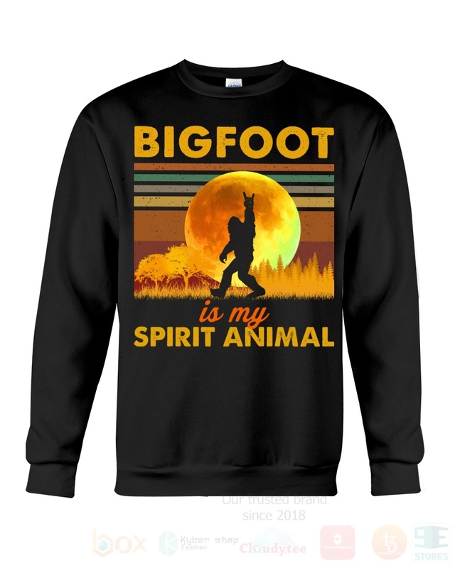 BEST Bigfoot Is My Spirit Animal Unisex 2D Hoodie, Shirt 3 Bigfoot Is My Spirit Animal 2D Hoodie Shirt 1 2
