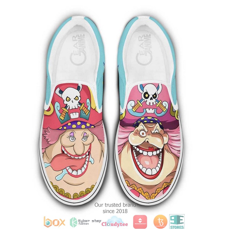 Bigmom Pirates Anime One Piece Slip On Sneakers Shoes