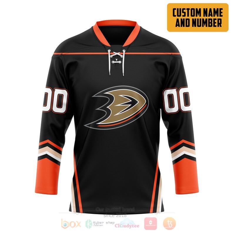 Black Anaheim Ducks NHL Custom Hockey Jersey