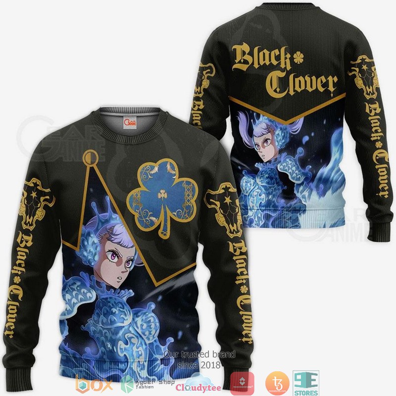 Black Bull Noelle Silva Black Clover Anime 3d shirt hoodie 1