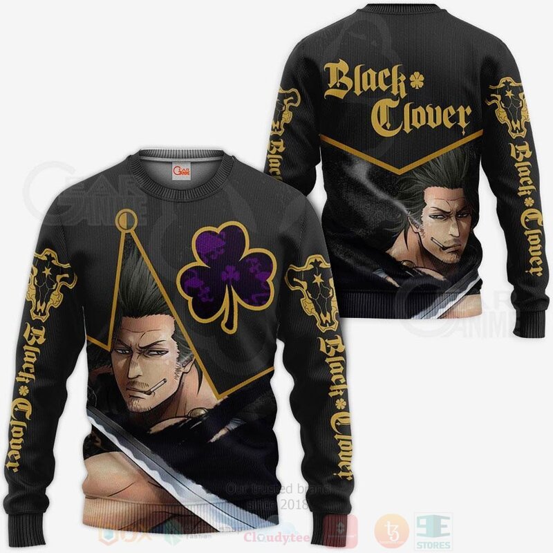 BEST Black Bull Yami Sukehiro Custom Black Clover Anime 3D Hoodie, T-Shirt 2 Black Bull Yami Sukehiro Custom Black Clover Anime 3D Hoodie Shirt 1