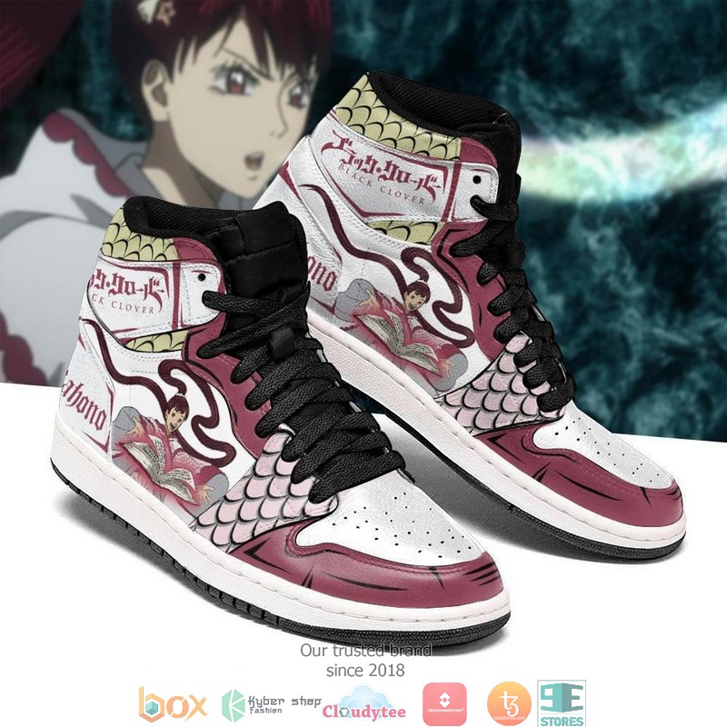 Black Clover Kahono Black Clover Anime Air Jordan High Top Shoes