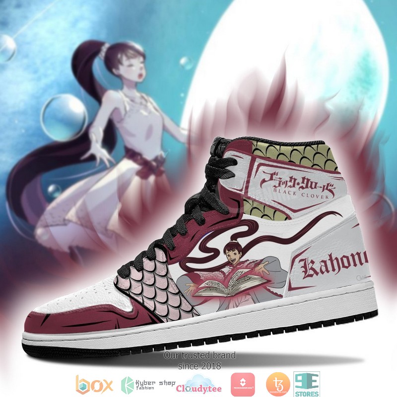 Black Clover Kahono Black Clover Anime Air Jordan High Top Shoes 3 Black Clover Kahono Black Clover Anime Air Jordan High Top Shoes 1 2