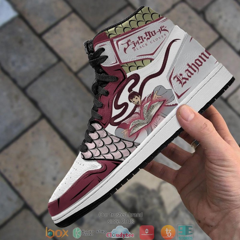 Black Clover Kahono Black Clover Anime Air Jordan High Top Shoes 4 Black Clover Kahono Black Clover Anime Air Jordan High Top Shoes 1 2 3