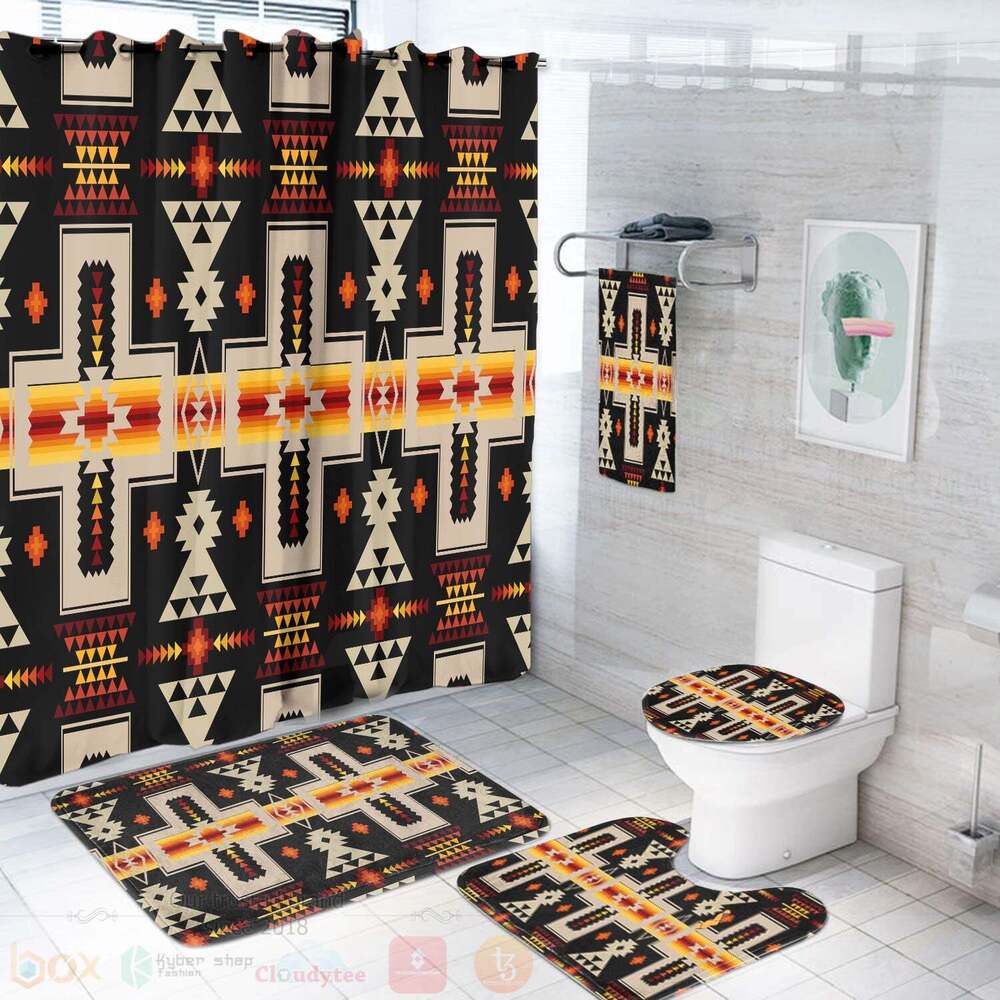 Black Tribe Design Bathroom set