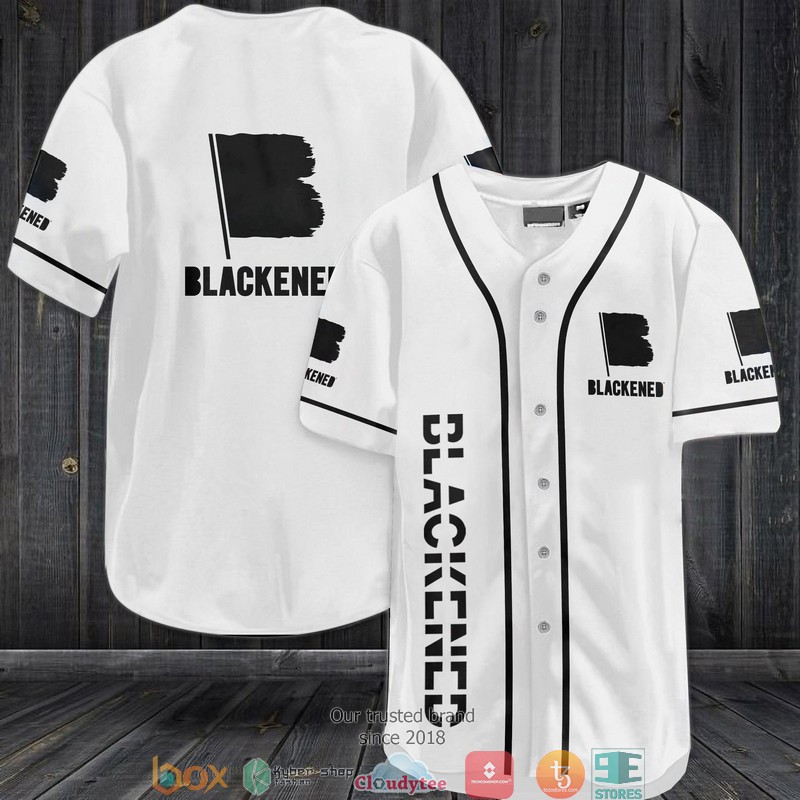 Blackened Beer white Baseball Jersey