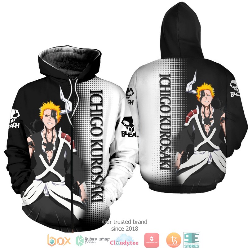 Bleach Ichigo Costume Bleach Anime 3d shirt hoodie
