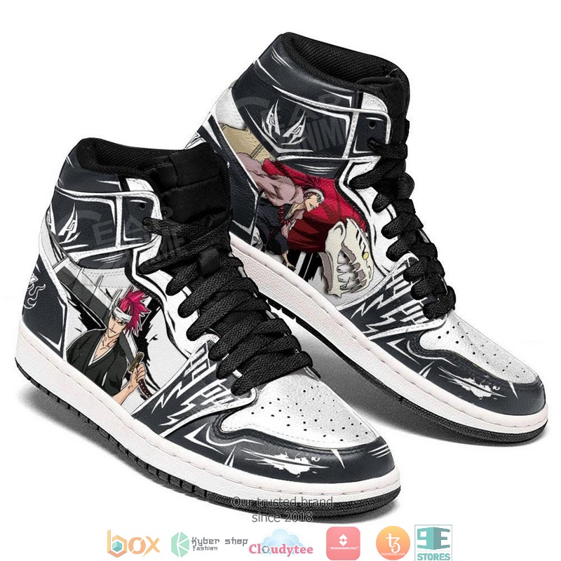 Bleach Renji Abarai Anime Air Jordan High top shoes 1 2 3