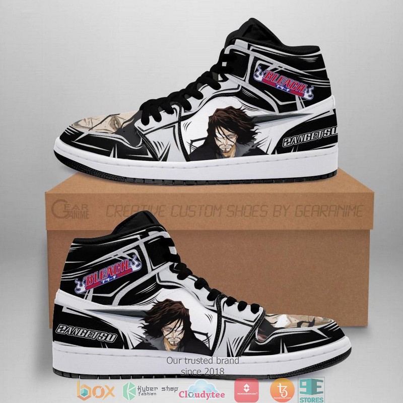 Bleach Zangetsu Bleach Anime Anime Air Jordan High top shoes