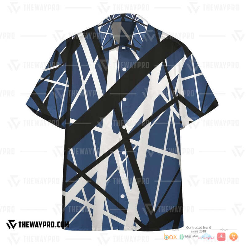 Blue Frankenstrat Strings Hawaiian shirt