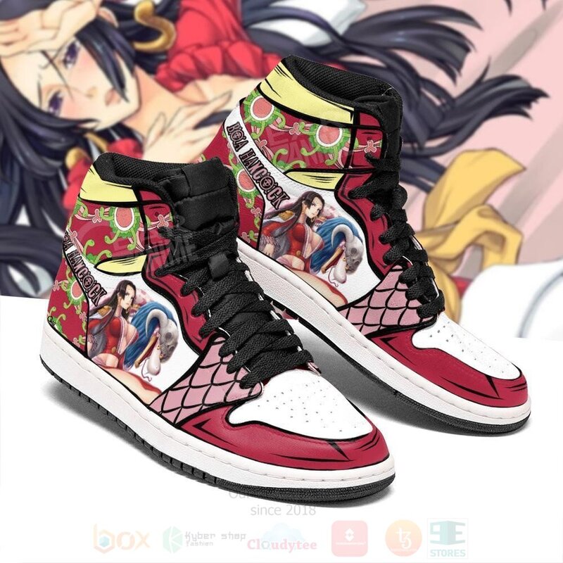 Boa Hancock Custom Anime One Piece Air Jordan High Top Shoes 1