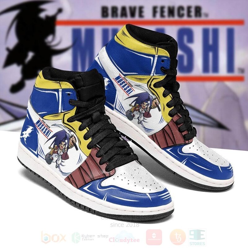 Brave Fencer Musashi Custom Gamer Air Jordan High Top Shoes 1