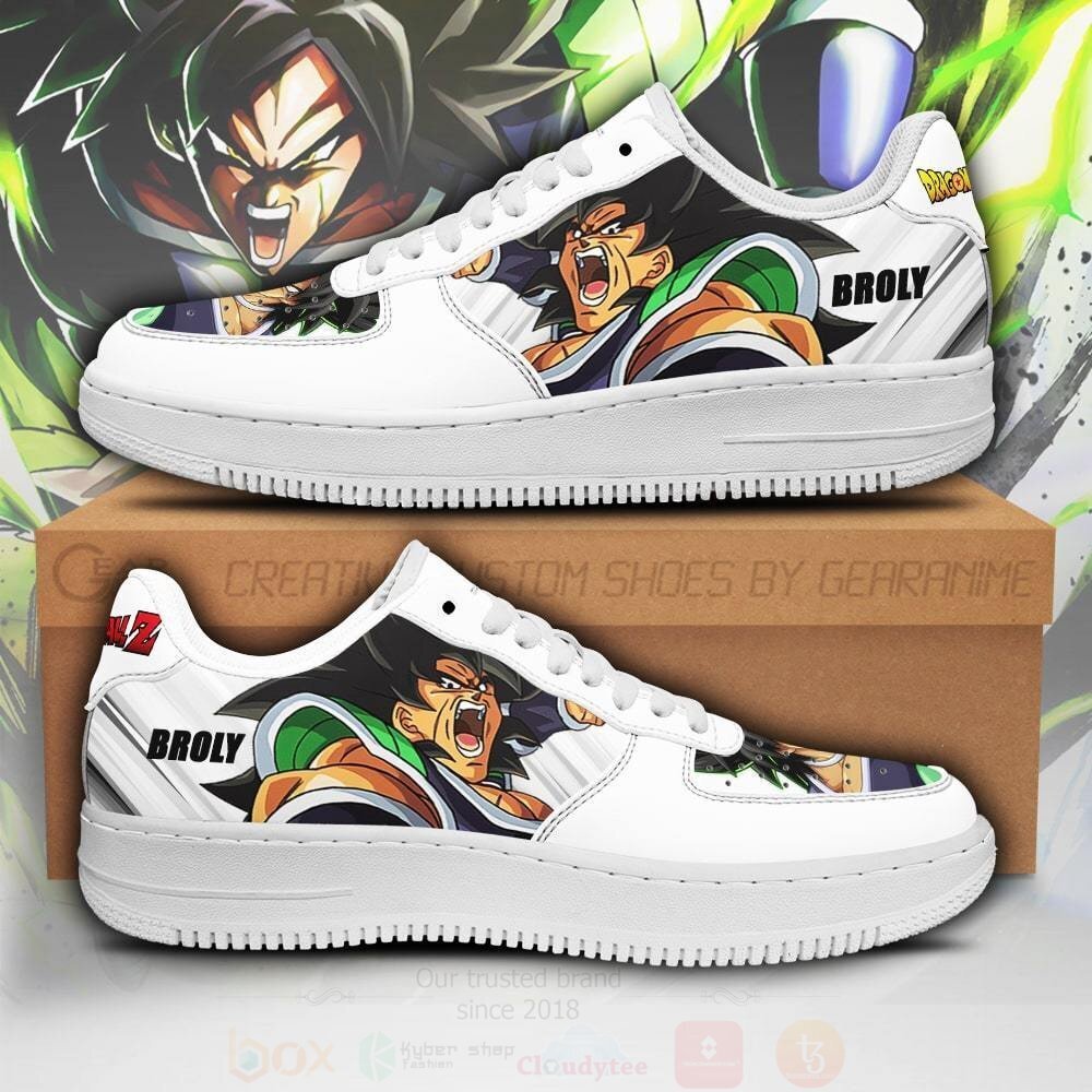 Broly Custom Anime Dragon Ball NAF Shoes