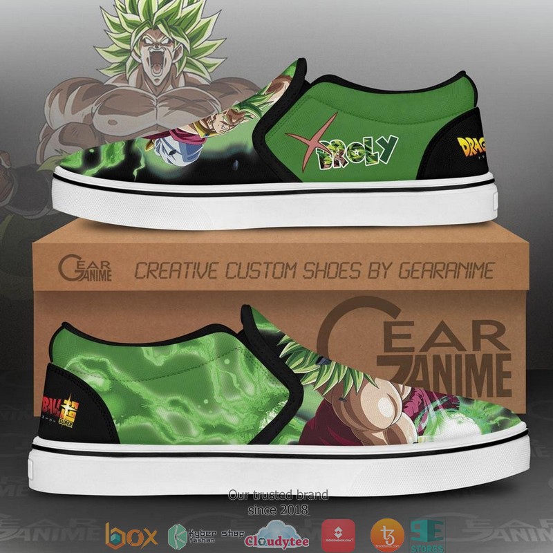 Broly Dragon Ball Anime Slip On Sneakers Shoes 1