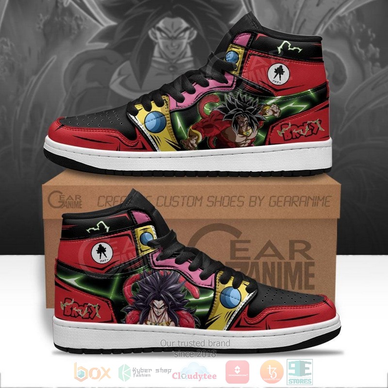 Broly SSJ4 Anime Dragon Ball Air Jordan high top shoes