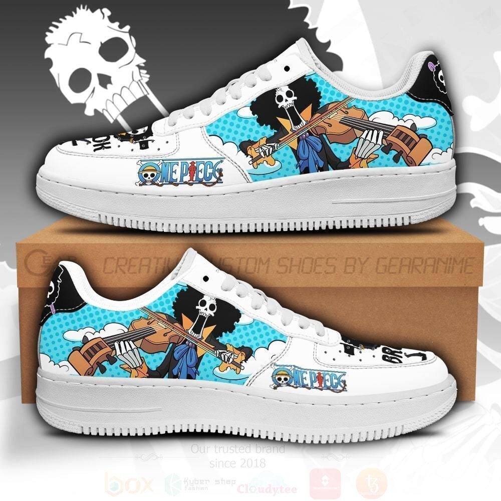 Brook Custom Anime One Piece NAF Shoes