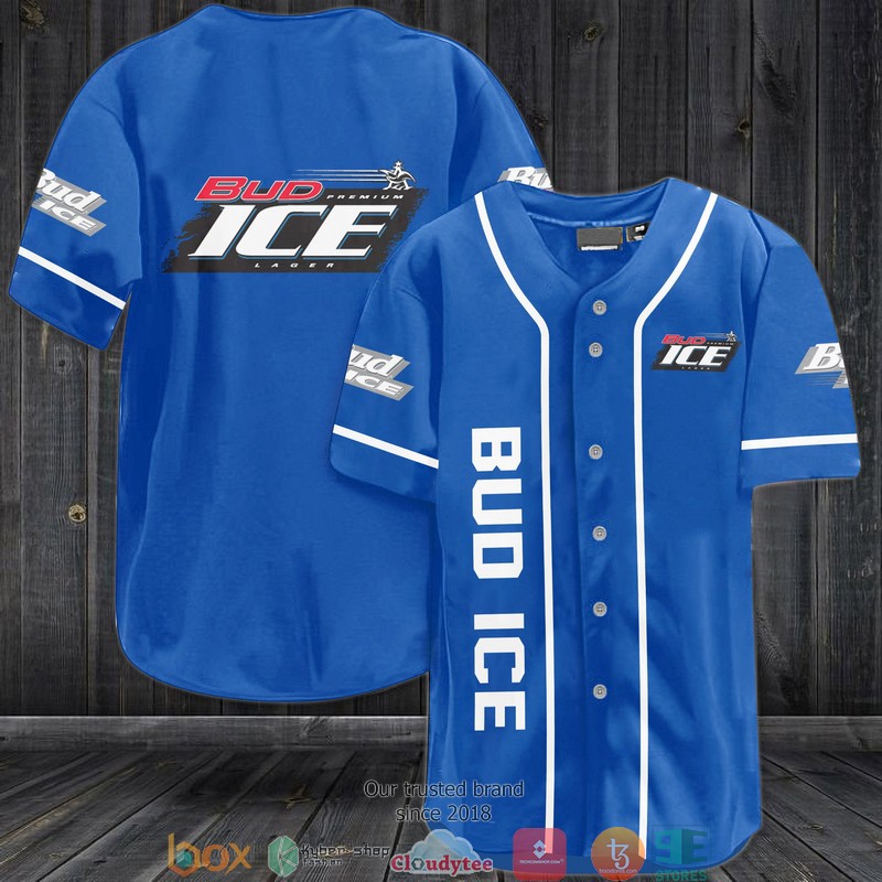 Bud Ice beer Baseball Jersey
