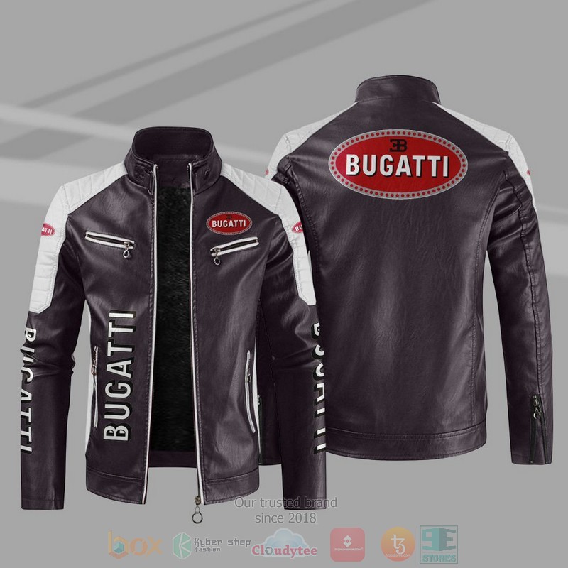 Bugatti Company Block Leather Jacket 5 Bugatti Block Leather Jacket 1 2 3 4