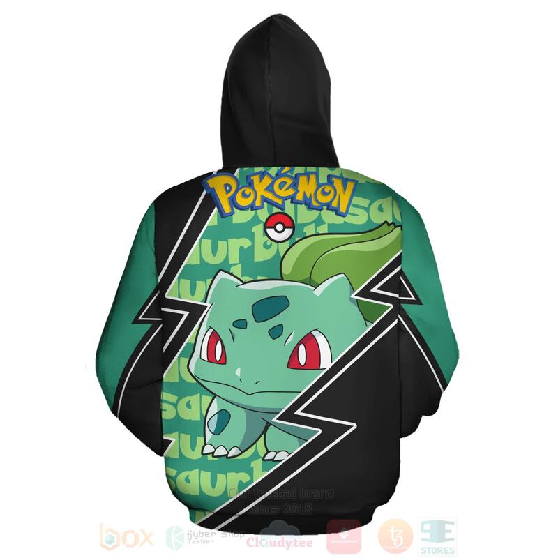 BEST Bulbasaur Costume Pokemon Anime 3D Hoodie, T-Shirt 3 Bulbasaur Costume Pokemon Anime 3D Hoodie Shirt 1 2