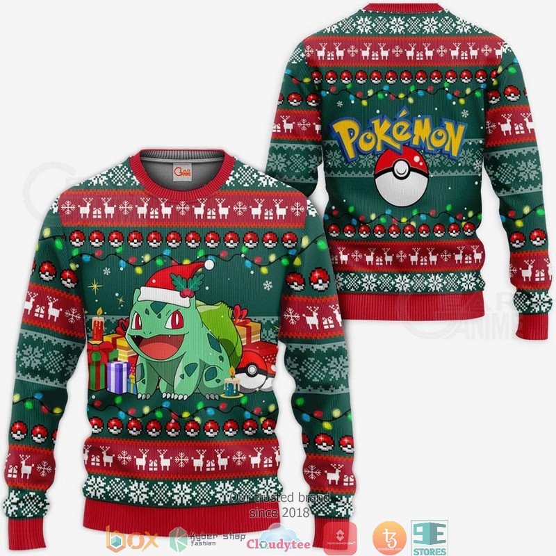 Bulbasaur Pokemon Anime 3d shirt hoodie