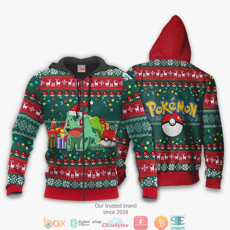 Bulbasaur Pokemon Anime 3d shirt hoodie 1