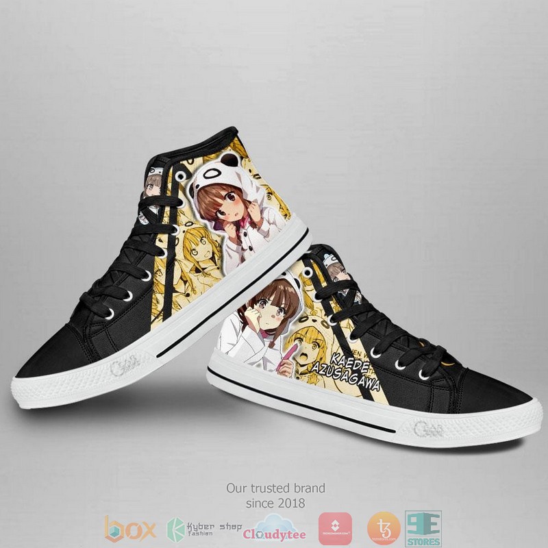 Bunny Girl Senpai Kaede Azusagawa High Top Canvas Shoes 3 Bunny Girl Senpai Kaede Azusagawa High Top Canvas Shoes 1 2