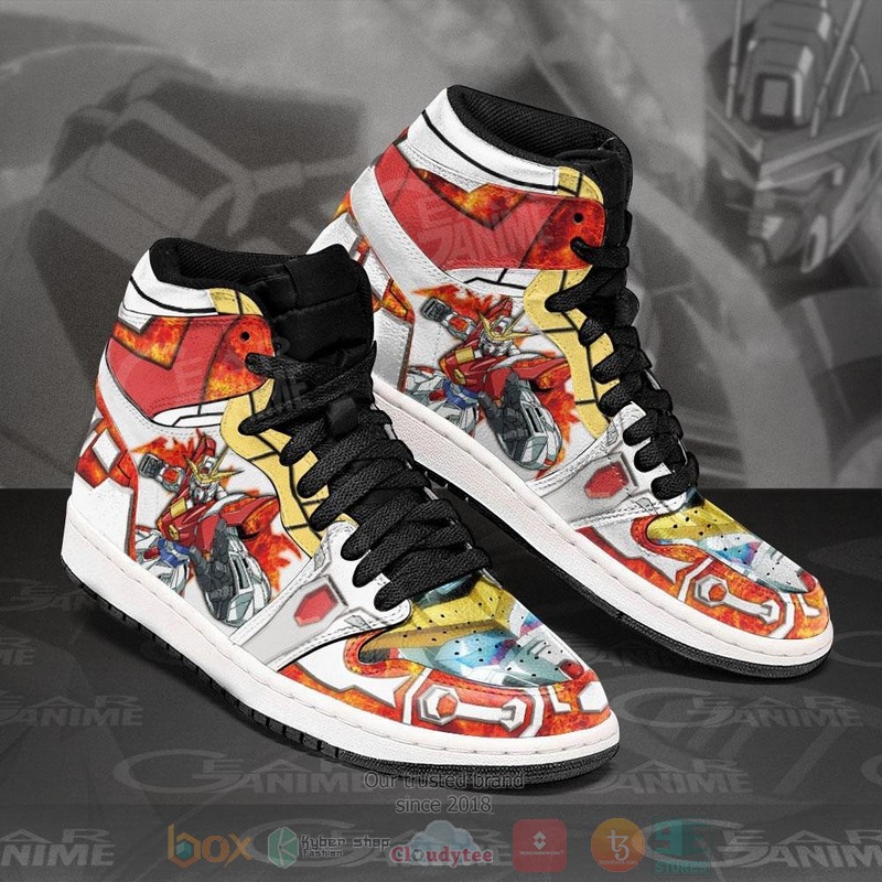 Burning Gundam Anime Gundam Air Jordan high top Sneaker Shoes 2 Burning Gundam Anime Gundam Air Jordan high top shoes 1