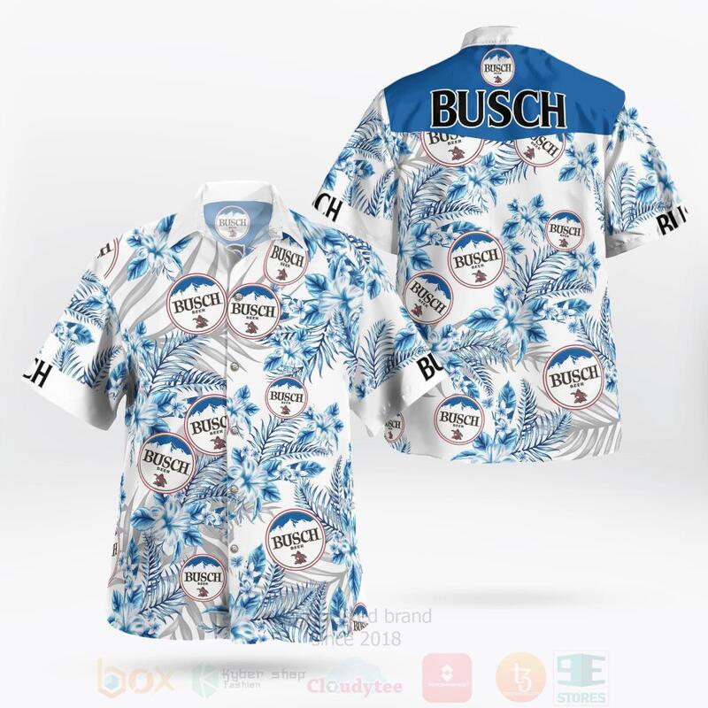 Busch Beer Hawaiian Shirt