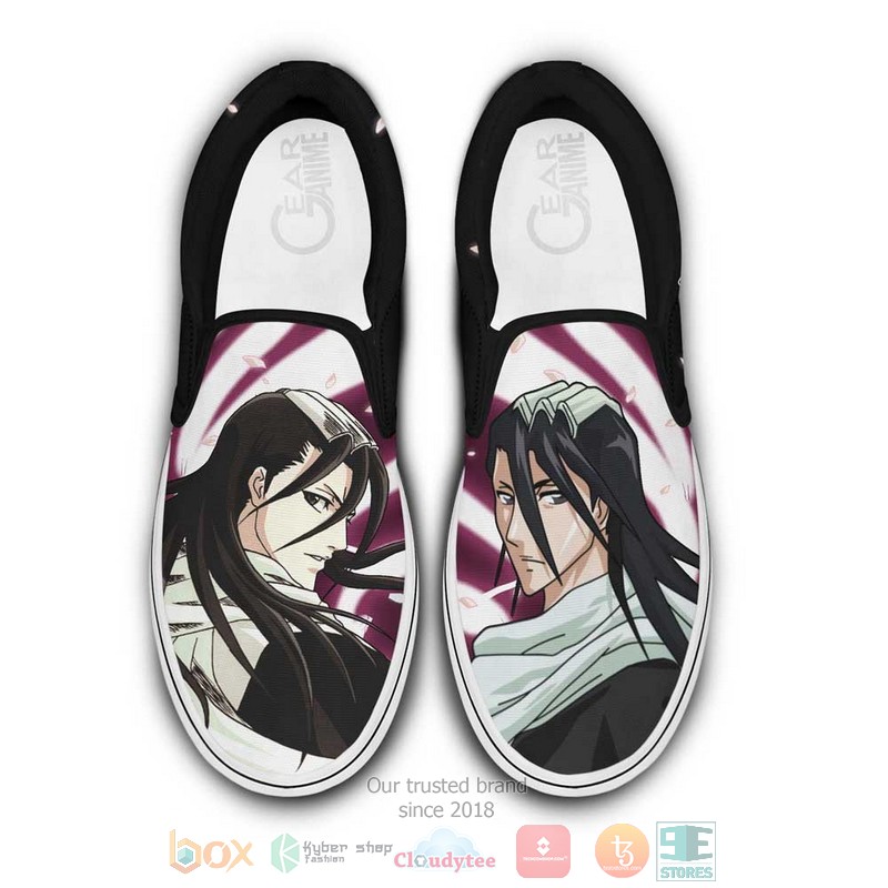 Byakuya Kuchiki Anime Bleach Slip On Shoes