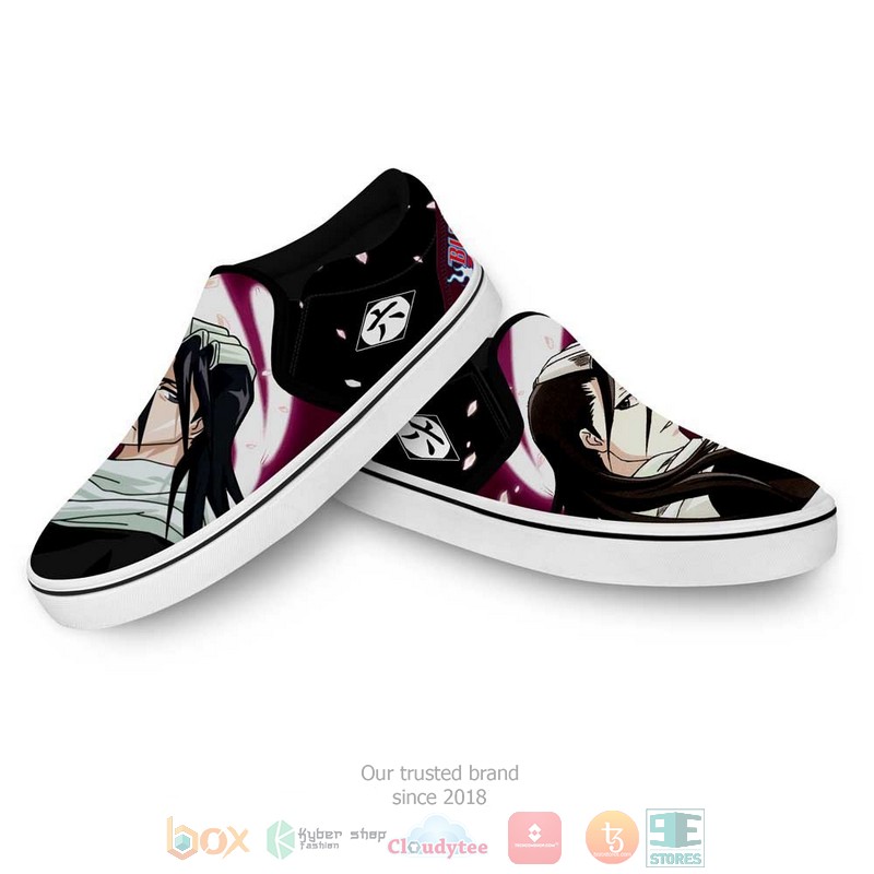 Byakuya Kuchiki Anime Bleach Slip On Shoes 1