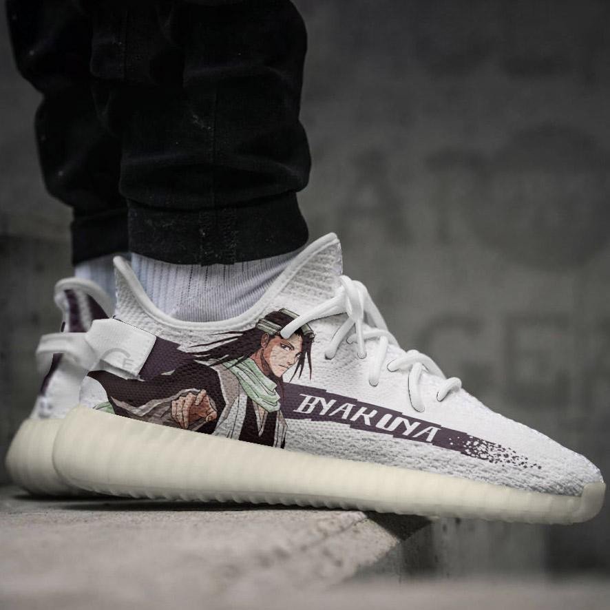 Byakuya Kuchiki Bleach Anime yeezy shoes 3 Byakuya Kuchiki Bleach Anime yeezy sneaker 1