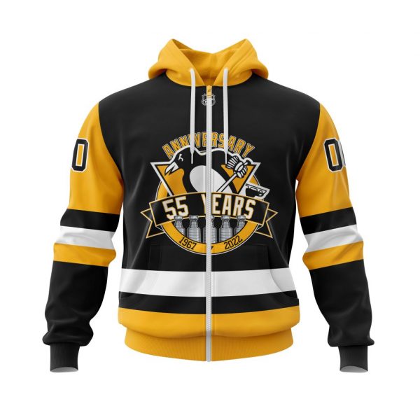 HOT Personalized Pittsburgh Penguins 55 Years Anniversary jersey shirt, hoodie 2 CUSTOM NHL5002Penguins21126 000 hoodie zip front 600x600 1