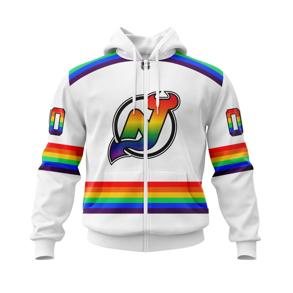 HOT Personalized New Jersey Devils NHL LGBT Pride jersey shirt, hoodie 2 CUSTOM NHLLGBT01Devils220125 000 hoodie zip front