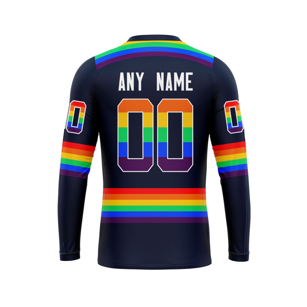 HOT Personalized Seattle Kraken NHL LGBT Pride jersey shirt, hoodie 7 CUSTOM NHLLGBT01Kraken220125 000 long sleeve back
