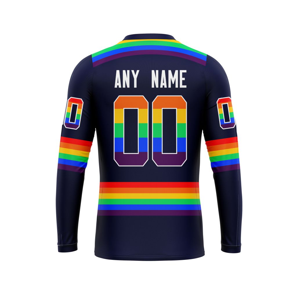 HOT Personalized New York Rangers NHL LGBT Pride jersey shirt, hoodie 7 CUSTOM NHLLGBT01Rangers220125 000 long sleeve back