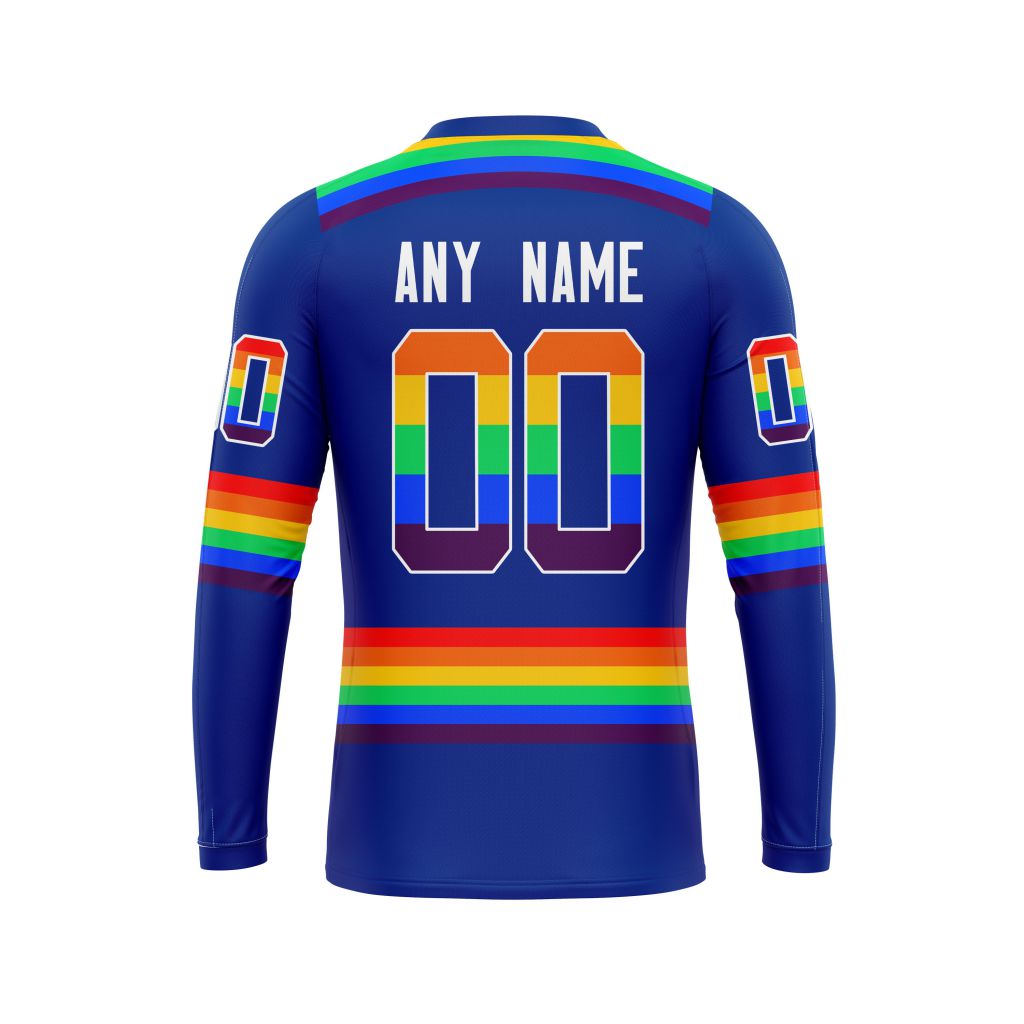 HOT Personalized Buffalo Sabres NHL LGBT Pride jersey shirt, hoodie 7 CUSTOM NHLLGBT01Sabres220125 000 long sleeve back