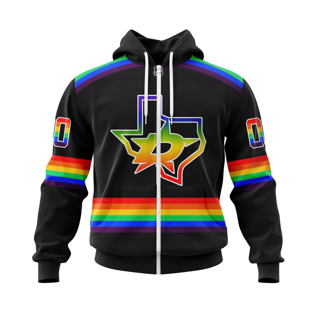 HOT Personalized Dallas Stars NHL LGBT Pride jersey shirt, hoodie 2 CUSTOM NHLLGBT01Stars220125 000 hoodie zip front