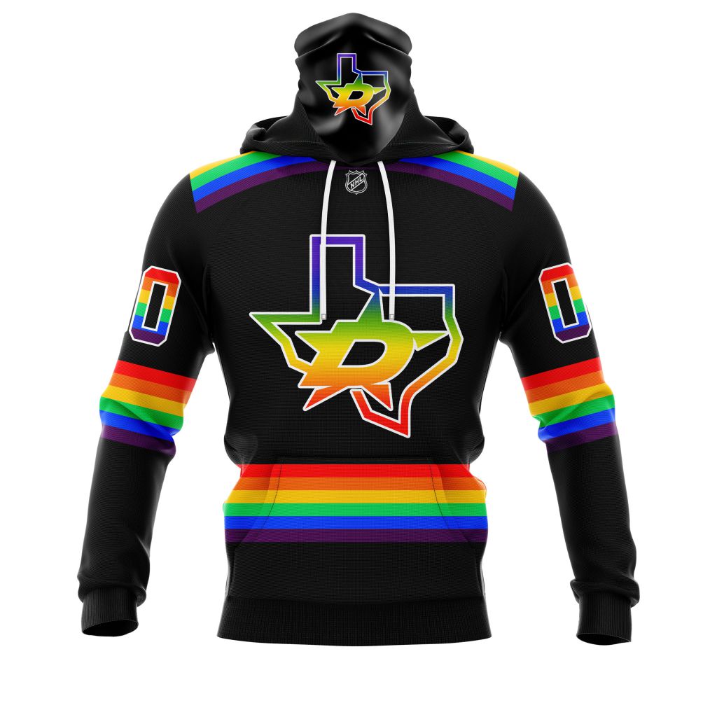 HOT Personalized Dallas Stars NHL LGBT Pride jersey shirt, hoodie 4 CUSTOM NHLLGBT01Stars220125 000 mhoodie front