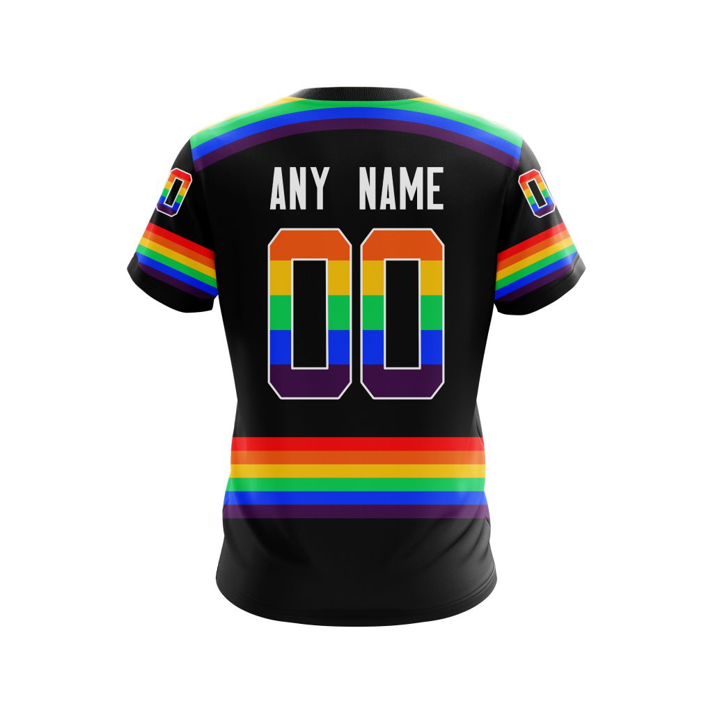 HOT Personalized Dallas Stars NHL LGBT Pride jersey shirt, hoodie 9 CUSTOM NHLLGBT01Stars220125 000 tee back