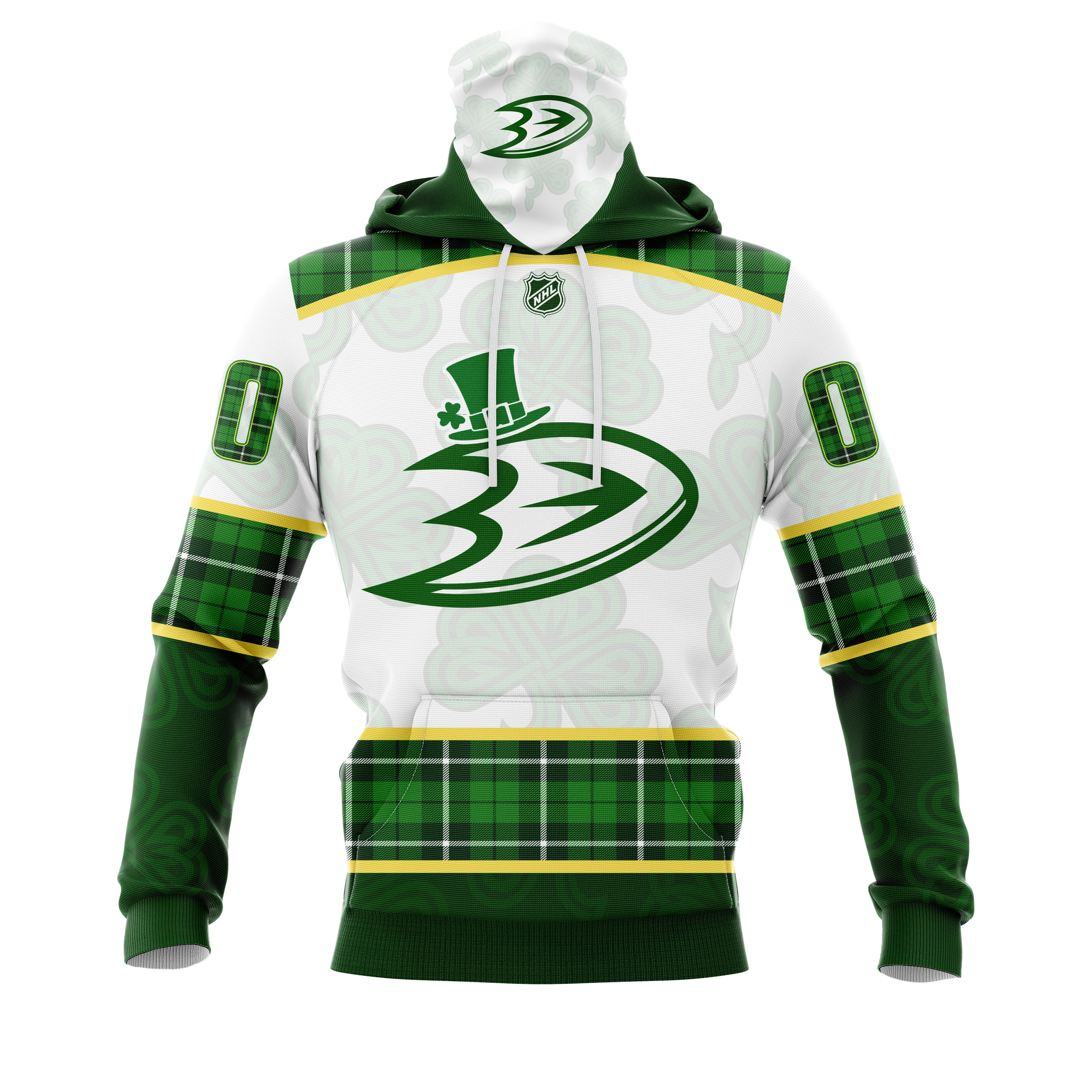HOT Personalized Anaheim Ducks NHL St. Patrick Days jersey shirt, hoodie 4 CUSTOM NHLPATRICKAnaheim220119 000 mhoodie front