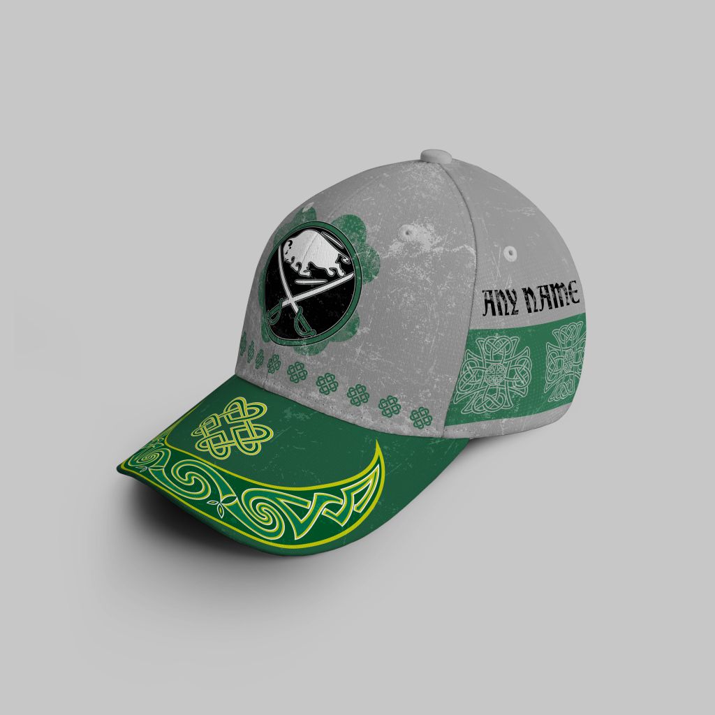 Buffalo Sabres St.Patrick Days Cap hat 3 CUSTOM PKCP NHLPATRICKSABRES220124 000 left