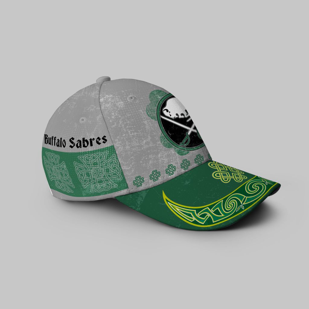 Buffalo Sabres St.Patrick Days Cap hat 2 CUSTOM PKCP NHLPATRICKSABRES220124 000 right