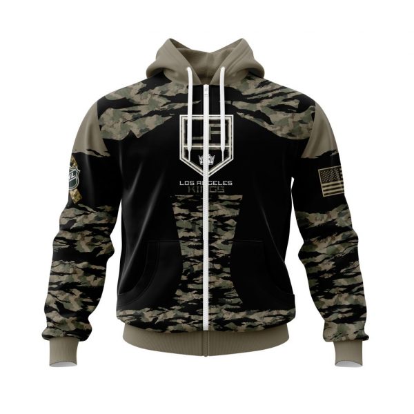 HOT Personalized Los Angeles Kings NHL camo green jersey shirt, hoodie 2 CUSTOM VETERANNHLLosAngelesKings220925 000 hoodie zip front 600x600 1