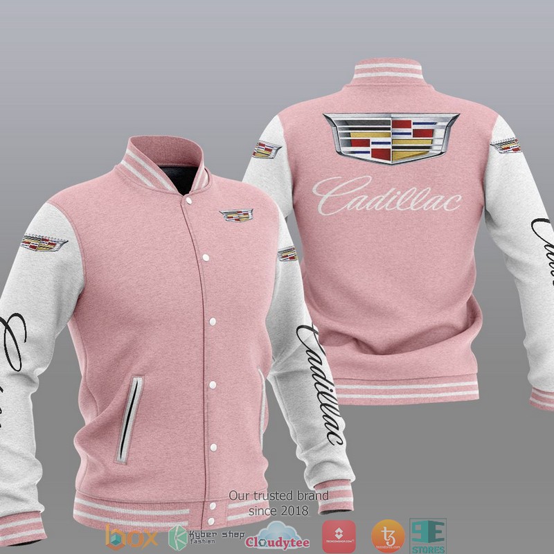 Cadillac Baseball Jacket 4 Cadillac Baseball Jacket 1 2 3
